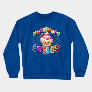 Chloe's Sweetness Smiles Cupcake Crewneck Sweatshirt